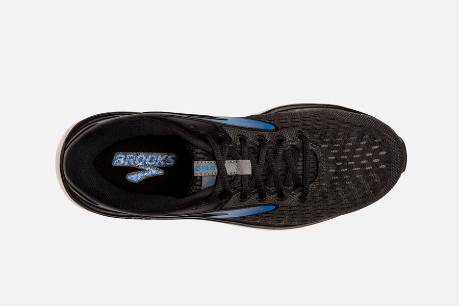 Brooks Israel Dyad 11 Road Running Shoes Mens - Black/Blue - WUL-895203